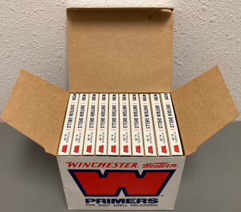 (1000) CT. WINCHESTER WESTERN PRIMERS FOR SHOT SHELL RELOADING