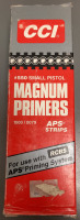 (550) CT. CCI MAGNUM SMALL PISTOL PRIMERS ON APS STRIPS - 2