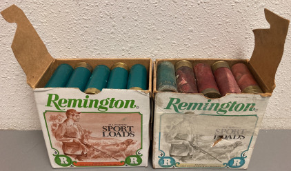 (50) RNDS. VINTAGE REMINGTON SPORT LOADS 12 GA. AMMO