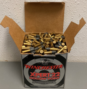 (500 +) RNDS. WINCHESTER XPERT 22 RF LONG RIFLE HOLLOW POINT AMMO