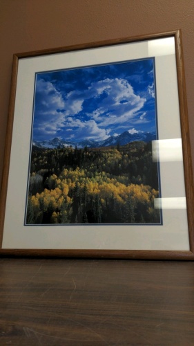 Framed Mountain Print