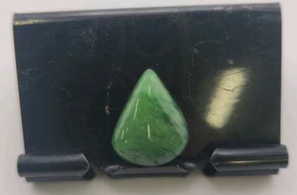 Pear Brazilian Emerald Cabochon Gem Stone