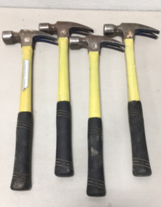 (4) Vaughan Professional &ldquo;999&rdquo; Fiberglass 20-Oz Hammers