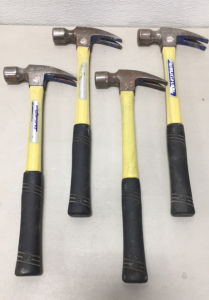 (4) Vaughan Professional &ldquo;999&rdquo; Fiberglass 20-Oz Hammers