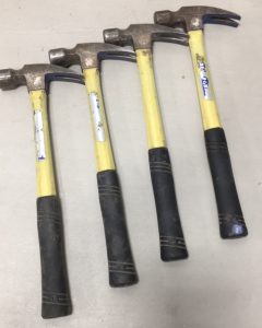 (4) Vaughan Professional &ldquo;999&rdquo; Fiberglass 20-Oz Hammers