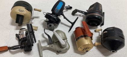 (7) Assorted Used Fishing Reels