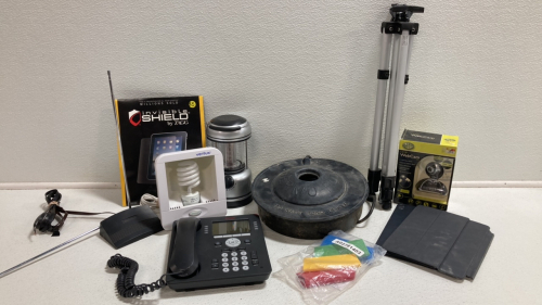 Camera Tripod, Webcam, Office Phone, Pond De-Icer, Lantern, Happy Light, RadioShack Antenna and more