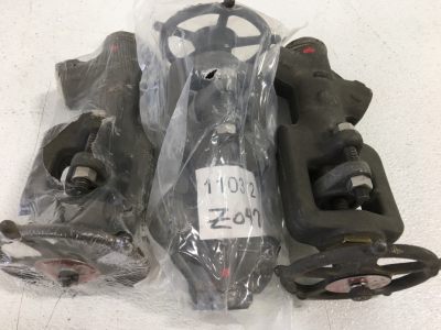 (3) Velan Engineering 1/2&rdquo; Gate Valve 1500 psi, 1000 Degree