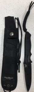 Benchmade Nimravus Knife (4.5" Black) 140BK & Sheath