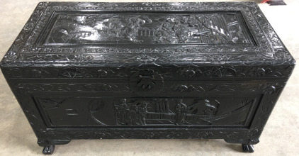 Beautiful Oriental Wood Trunk