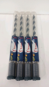 (4) Brand New Bosch Daredevil 13/16" x 17-1/2" Auger Bits