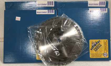 (5) New Sawyer&rsquo;s Choice 8-1/4" Carbide-Tipped Circular Saw Blades