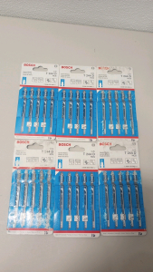 (30) New Bosch High Carbon Steel 6TPI 3" Jigsaw Blades