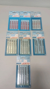(15) New Lesto HSS Metal Cutting Universal Shank 2-1/4" 18-TPI Jigsaw Blades (20) New Lesto 3" 7-TPI Wood Cutting jigsaw Blades