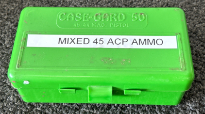 (50) MIXED ROUNDS OF .45 ACP AMMO