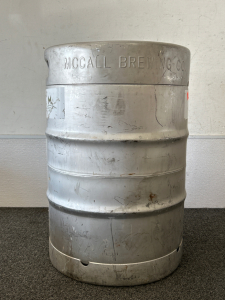 MCCALL BREWING CO. KEG- PLEASE INSPECT