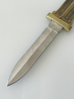 SCISSOR ACTION GERMAN INSCRIBED PARATROOPER KNIFE; PLEASE INSPECT - 3