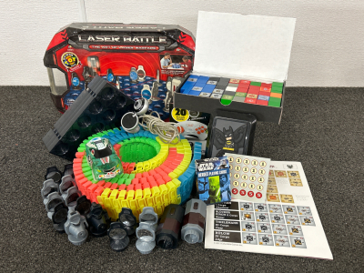 NAPOLEON BOARDGAME, L&Aacute;SER BATTLE WAREFARE GAME, ACTIVISION FLASHBACK GAME SYSTEM AND MORE; PLEASE INSPECT