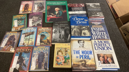 BOOKS, INCLUDING ALFRED HITCHCOCK'S MYSTERY MAGAZINE AND MORE