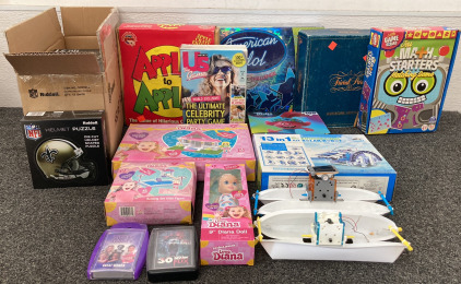 GAMES, PUZZLES AND TOYS; PLEASE INSPECT