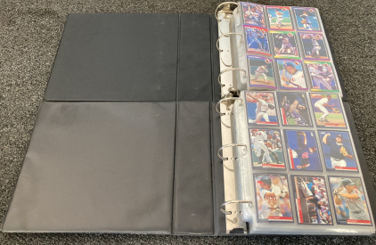 (2) BINDERS OF BASEBALL CARDS; PLEASE INSPECT