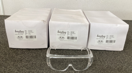 BOUTON SAFETY GLASSES 3 BOXES OF 12