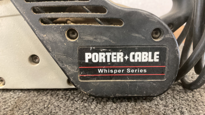 PORTER CABLE ELECTRIC BELT SANDER - WORKS