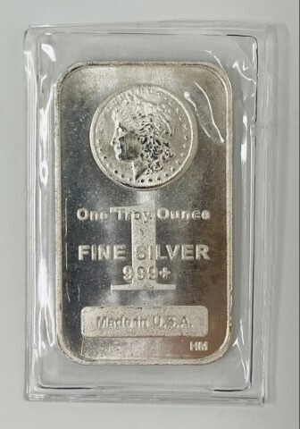 (1) Troy Oz Fine Silver Bar