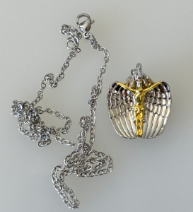 NECKLACE WITH ANGEL PENDANT- PLEASE INSPECT