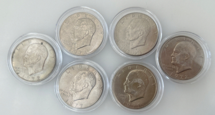 (6) EISENHOWER US DOLLARS