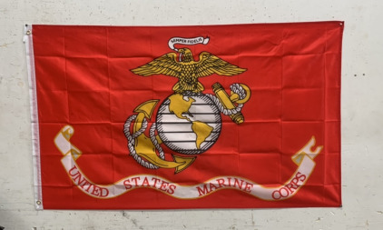 UNITED STATES MARINE CORPS TAPESTRY (36IN X 59IN)