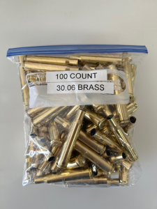 BAG OF 100 COUNT 30.06 BRASS