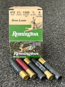 BOX OF REMINGTON 410 BORE 2-1/2&rdquo; SHOTSHELLS