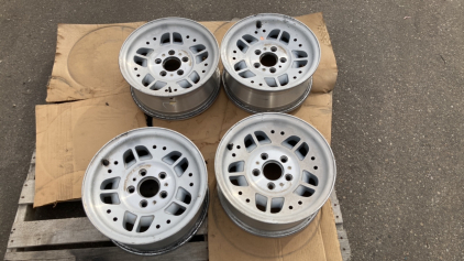 5-BOLT ALUMINUM WHEELS, FORD 14&rdquo;X6&rdquo;