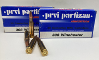 Partisan 308 Rifle Cartridges. 150gr