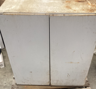 METAL CABINET 13&rdquo;X30&rdquo;X30&rdquo; - PLEASE INSPECT