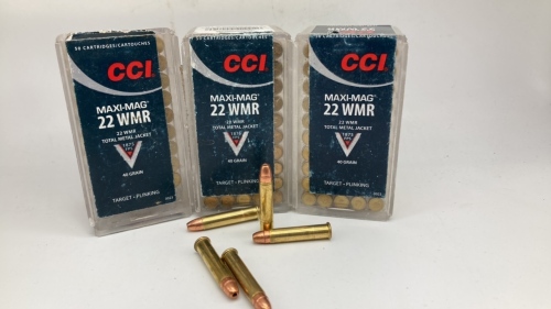 CCI 22 long WMR 40gr. Qty 150