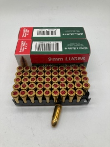 (3) Boxes of 9mm Luger 115Gr FMJ