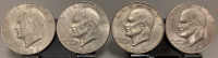 (4) 1978 EISENHAUER DOLLARS COINS— VERIFIED AUTHENTIC; PLEASE INSPECT