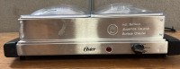 OSTER BUFFET SERVER AND WARMING TRAY ( POWERS ON) PLEASE INSPECT - 2