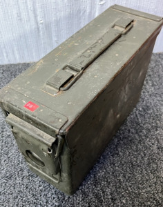 SMALL GREEN AMMO CAN. PLEASE INSPECT
