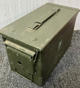 MEDIUM GREEN AMMO CAN; PLEASE INSPECT
