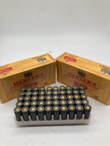 (3) Boxes Herter’s 9mm luger 115 gr