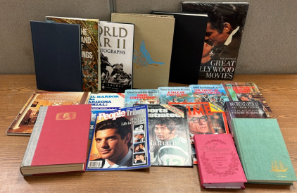 WORLD WAR PHOTOGRAPH BOOK, TIME MAGAZINES, GREAT ILLUSTRATED, AND MORE; PLEASE INSPECT