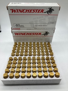 (100) Rds Winchester 40 S&W 165gr