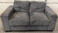 GRAY LOVE SEAT (33.5IN/57IN) PLEASE INSPECT