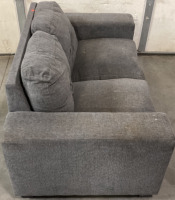 GRAY LOVE SEAT (33.5IN/57IN) PLEASE INSPECT - 2