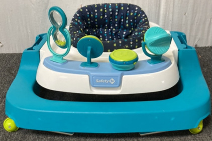 SAFETY 1ST ROLLING BABY CHAIR. PLEASE INSPECT