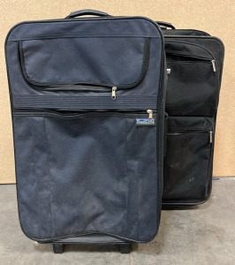 (2) MEDIUM SUITCASES NORTHCREST AND FORECAST; PLEASE INSPECT