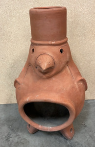 TERRACOTTA PATIO STOVE; PLEASE INSPECT